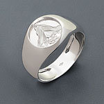 Matterhorn-Ring, Weissgold, Grösse 60