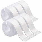 AGT 6er-Set wasserfeste Dichtungsbänder, 38 mm x 3,3 m, transparent AGT Selbstklebende Dichtungsbänder