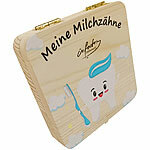 infactory Zahnbox für Milchzähne aus Holz, inkl. Pinzette, Zahn-Edition infactory Milchzahnboxen
