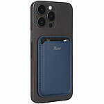 Xcase Kartenhalter für iPhone, MagSafe-kompatibel, 3 Karten, baltischblau Xcase Kartenhalter Wallets mit Magsafe, braun, für bis zu 3 Karten kompatibel