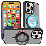 Xcase Stoßfeste Hülle für iPhone 16 Pro, MagSafe-kompatibel, 360°-Ständer Xcase Stoßfeste Hüllen für iPhone 16 Pro, MagSafe-kompatibel, 360°-Ständer