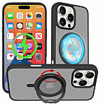 Xcase Stoßfeste Hülle für iPhone 16 Pro Max, MagSafe-komp., 360°-Ständer Xcase Stoßfeste Hüllen für iPhone 16 Pro Max, MagSafe-kompatibel, 360°-Ständer