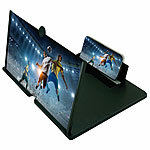 PEARL 16" Bildschirm-Lupe (40,6cm) zum Vergrößern von Handy-Display, schwarz PEARL Bildschirm-Lupen, Linse einfahrbar