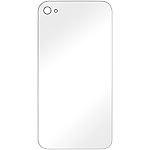Somikon Glasklare Schutzfolie für die Rückseite von iPhone 4/4s Somikon Displayfolie (iPhone 4/4S)