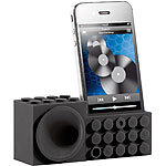 Callstel Stromfreier Soundverstärker "Baustein" für iPhone 3/4/4s/5/5s Callstel Sound-Docks mit Dock-Connector für iPhones