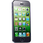 Somikon Displayschutz für iPhone 5/5c/5s/SE gehärtetes Echtglas, 9H Somikon Echtglas Displayschutz Folien (Apple iPhone 5/5C/5S)