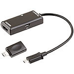 Callstel MHL-Adapter mit Full HD und Fernbedienung Callstel MHL-Adapter