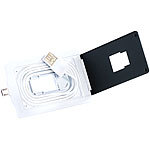 PEARL Micro-USB-Lade- und -Datenkabel im Scheckkartenformat PEARL Micro-USB-Kabel