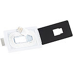 PEARL Lade- und Datenkabel im Scheckkartenformat für iPhone 4, 4S PEARL Ladekabel mit Dock-Connector