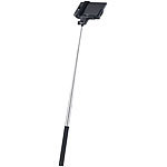 Somikon Selfie-Stick TS-110.BT mit integriertem Bluetooth-Auslöser Somikon Selfie-Sticks mit Fernauslösern per Bluetooth