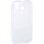 Xcase Ultradünnes Schutzcover für MotoG weiß, 0,3 mm Xcase Schutzhüllen (Smartphone)