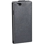 Xcase Stilvolle Klapp-Schutztasche für Apple iPhone 6/s, schwarz Xcase Schutzhüllen für iPhone 6 & 6s
