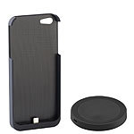Callstel Induktions-Ladestation & Receiver-Case für iPhone 6/6s, Qi-kompatibel Callstel Qi-kompatible Induktions-Ladestationen mit Ladehüllen
