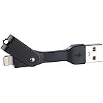 Callstel Ladekabel-Schlüsselanhänger iPhone (8-Pin),Apple-zertifiziert Callstel