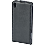 Xcase Stilvolle Klapp-Schutztasche für Sony Xperia Z3, schwarz Xcase Schutzhüllen (Smartphone)