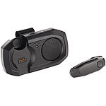 Callstel Kfz-Freisprechanlage m. abnehmbarem Headset, Bluetooth 4.0, Multipoint Callstel Freisprecheinrichtungen mit Bluetooth und In-Ear-Headsets