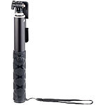 PEARL Aluminium-Selfie-Stick in Profi-Qualität, mit Bluetooth, 17 - 48 cm PEARL Selfie-Sticks mit Fernauslösern per Bluetooth