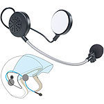 Callstel Intercom-Stereo-Headset für Motorrad-Helm, Bluetooth, 10 m Reichweite Callstel Intercom-Headsets mit Bluetooth, für Motorradhelme