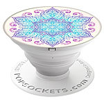 PopSockets Ausziehbarer Sockel und Griff für Handys und Tablets - Flower Mandala PopSockets Ausziehbare Sockel und Griffe für Smartphones und Tablets
