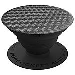 PopSockets Ausziehbarer Sockel und Griff für Handys und Tablets - Carbonite Weave PopSockets Finger-Halter für Smartphones und Tablets
