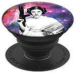 PopSockets Ausziehbarer Sockel und Griff für Handy & Tablet - Leia Galaxy PopSockets Finger-Halter für Smartphones und Tablets