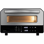 Cucina di Modena Elektrischer Pizzaofen mit Pizzastein, bis 400 °C, 1.700 Watt, Timer Cucina di Modena Elektrische Pizzaöfen mit Pizzastein