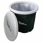 newgen medicals Eisbad-Set, 220 l, Ø 80 cm, 5-fach isoliert, mit Pumpe, Deckel, Tasche newgen medicals Eisbad-Sets für Kryotherapie