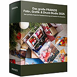 Markt + Technik Das große FRANZIS Foto-, Grafik- & und Druckstudio 2025 Markt + Technik Druckvorlagen & -Softwares (PC-Softwares)