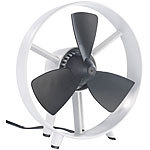 infactory Tisch-Ventilator "Streamline" im Turbinen-Design, V2, 8", 18 Watt infactory Tischventilatoren