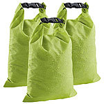 Xcase Wasserdichte Nylon-Packtaschen "DryBags" 3er-Set: 1, 4 & 8 Liter Xcase Wasserdichte Packsäcke
