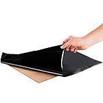 infactory 1m² Vinyl-Tafelfolie schwarz 200 x 40 cm inkl. Kreide-Set infactory Tafel-Klebefolien