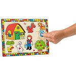 Playtastic Lustiges Holzpuzzle "Mein kleiner Bauernhof", 8-teilig Playtastic Lustige Holzpuzzles