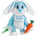 Playtastic Singender und tanzender Stoff-Hase "Barney" mit Karotte, 30 cm Playtastic Singende und tanzende Plüschtiere