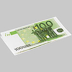 infactory Luxuriöse Servietten im 100-Euro-Schein-Design infactory