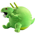 Playtastic Knallgrüner Dinosaurier-Hüpfball mit Flauschbezug, 45 cm Playtastic Hüpfbälle