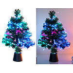 Lunartec Deko-Tannenbaum, dreifarbige LED-Beleuchtung, Batteriebetrieb, 45 cm Lunartec 