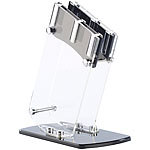 TokioKitchenWare Messerblock aus Acrylglas für 4 Messer TokioKitchenWare Messerblöcke