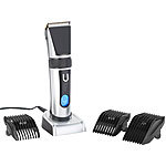 Sichler Men's Care Digitaler Akku-Haartrimmer mit 2-Klingen-System, Display, Ladestation Sichler Men's Care Haar- & Bartschneider (Akku)