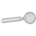 newgen medicals LED-Farbwechsel-Duschkopf DK-80.f mit 41 Düsen newgen medicals LED Handbrausen