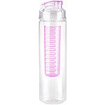 Rosenstein & Söhne Trinkflasche, Wasserflasche mit Fruchtbehälter, Tritan, BPA-frei, pink Rosenstein & Söhne Trinkflaschen mit Fruchtbehälter