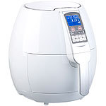 Rosenstein & Söhne Digitale Multi-Heißluft-Fritteuse mit 8 Programmen, 1.500 Watt, weiß Rosenstein & Söhne Heißluftfritteusen