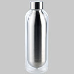 Cucina di Modena Design-Isolierflasche, silber, 0,5 Liter Cucina di Modena Isolierflaschen