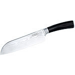 TokioKitchenWare Damast-Santokumesser mit 18 cm Klinge TokioKitchenWare