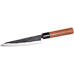 TokioKitchenWare Santoku Allzweck-Küchenmesser, handgefertigt, mit Echtholzgriff TokioKitchenWare Handgefertigte Küchenmesser