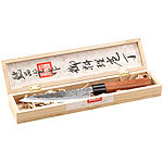 TokioKitchenWare Santoku Allzweck-Küchenmesser handgefertigt, mit Echtholzgriff TokioKitchenWare Handgefertigte Küchenmesser