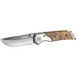 Semptec Urban Survival Technology Keramik-Taschenmesser mit 7 cm Klinge, Edelstahl-Corpus, Holz-Griff Semptec Urban Survival Technology Keramik Taschenmesser