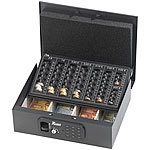 Xcase Geldkassette mit Münz-Zähleinsatz und elektronischem Schloss Xcase Geldkassetten mit Münzbretter