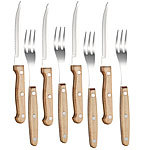 PEARL 8-teiliges Steakbesteck mit Buchenholzgriffen für 4 Personen PEARL Steakbestecke