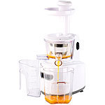 Rosenstein & Söhne Slow Juicer zum schonenden Entsaften, 150 Watt, 72 Umdrehungen/Min. Rosenstein & Söhne Elektrischer Slow Juicer