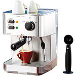 Cucina di Modena Edelstahl Siebträger-Espressomaschine ES-1050, 1.050 Watt, 15 bar Cucina di Modena Siebträger-Espressomaschinen